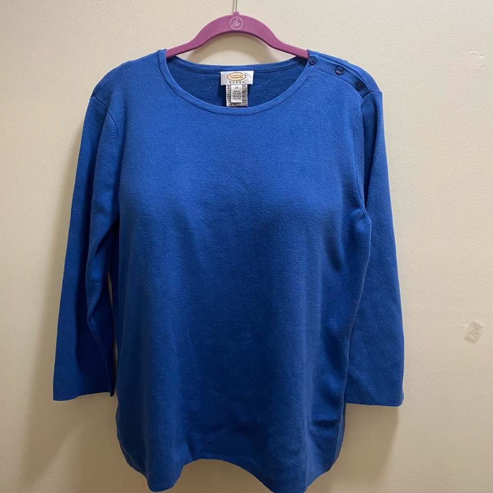 Talbots womens royal blue sweater